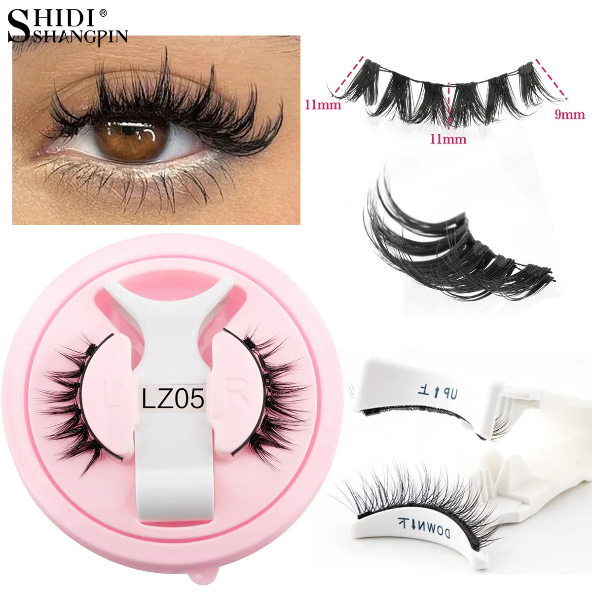 Magnetic Eyelash & Tweezers Set