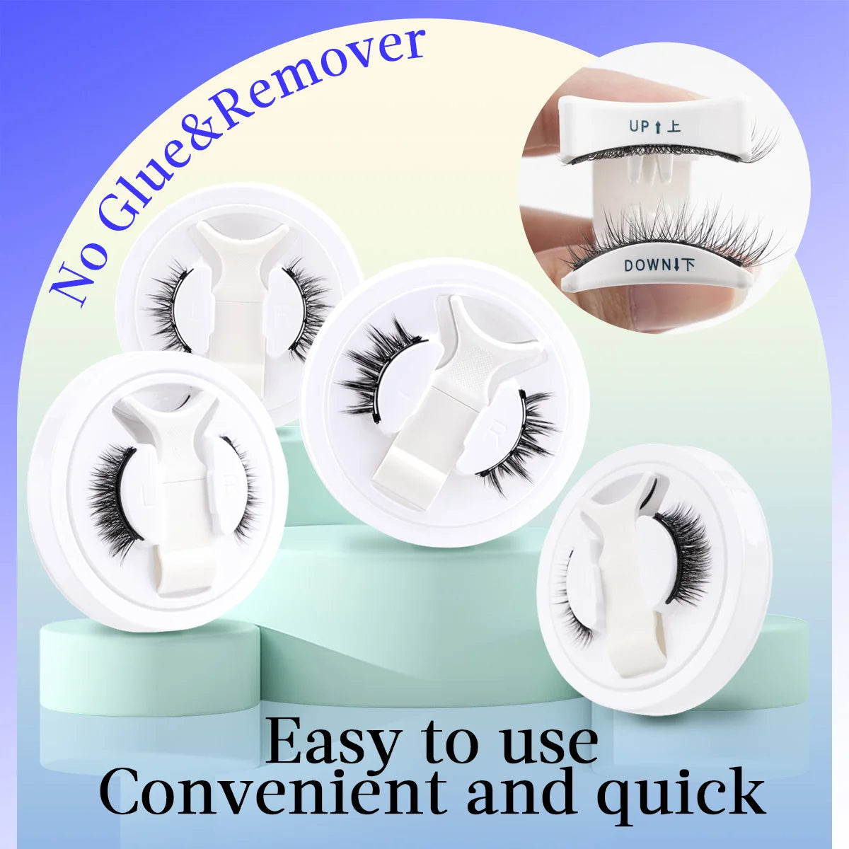 Magnetic Eyelash & Tweezers Set