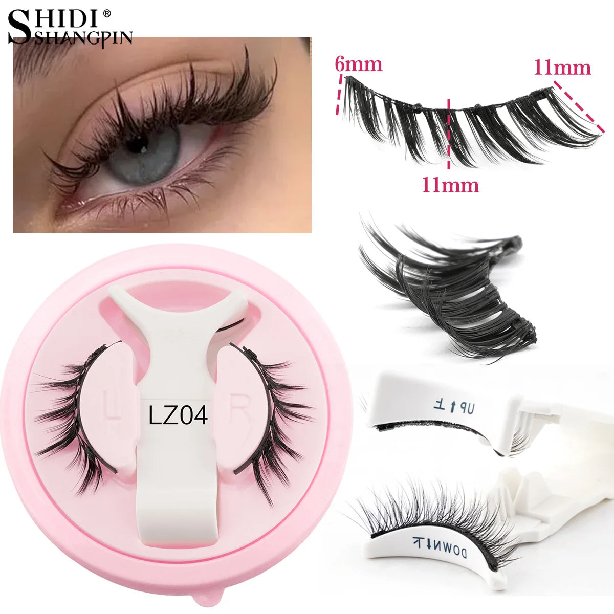 Magnetic Eyelash & Tweezers Set