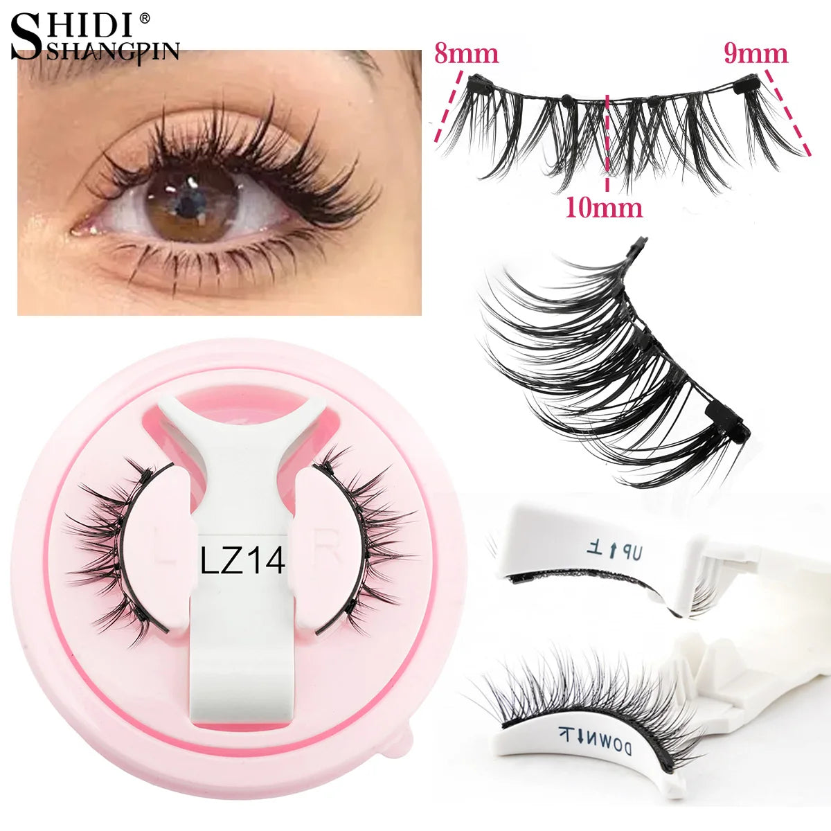 Magnetic Eyelash & Tweezers Set