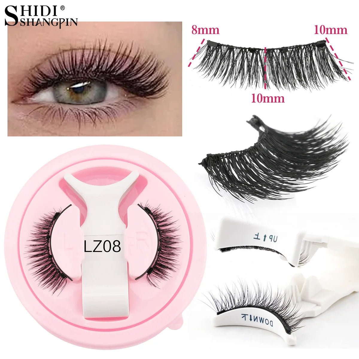 Magnetic Eyelash & Tweezers Set