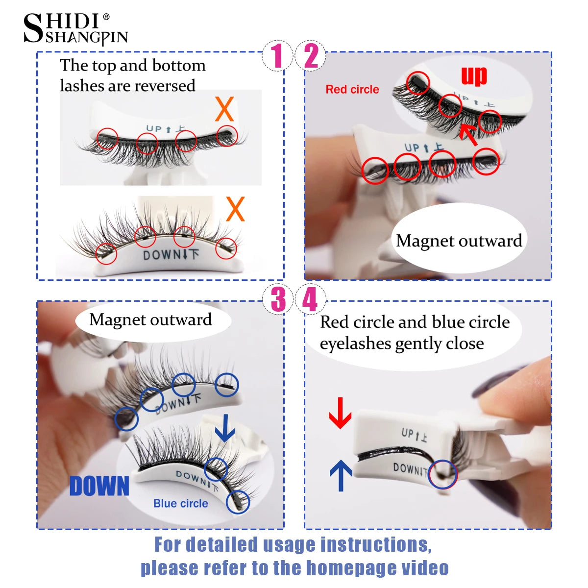Magnetic Eyelash & Tweezers Set