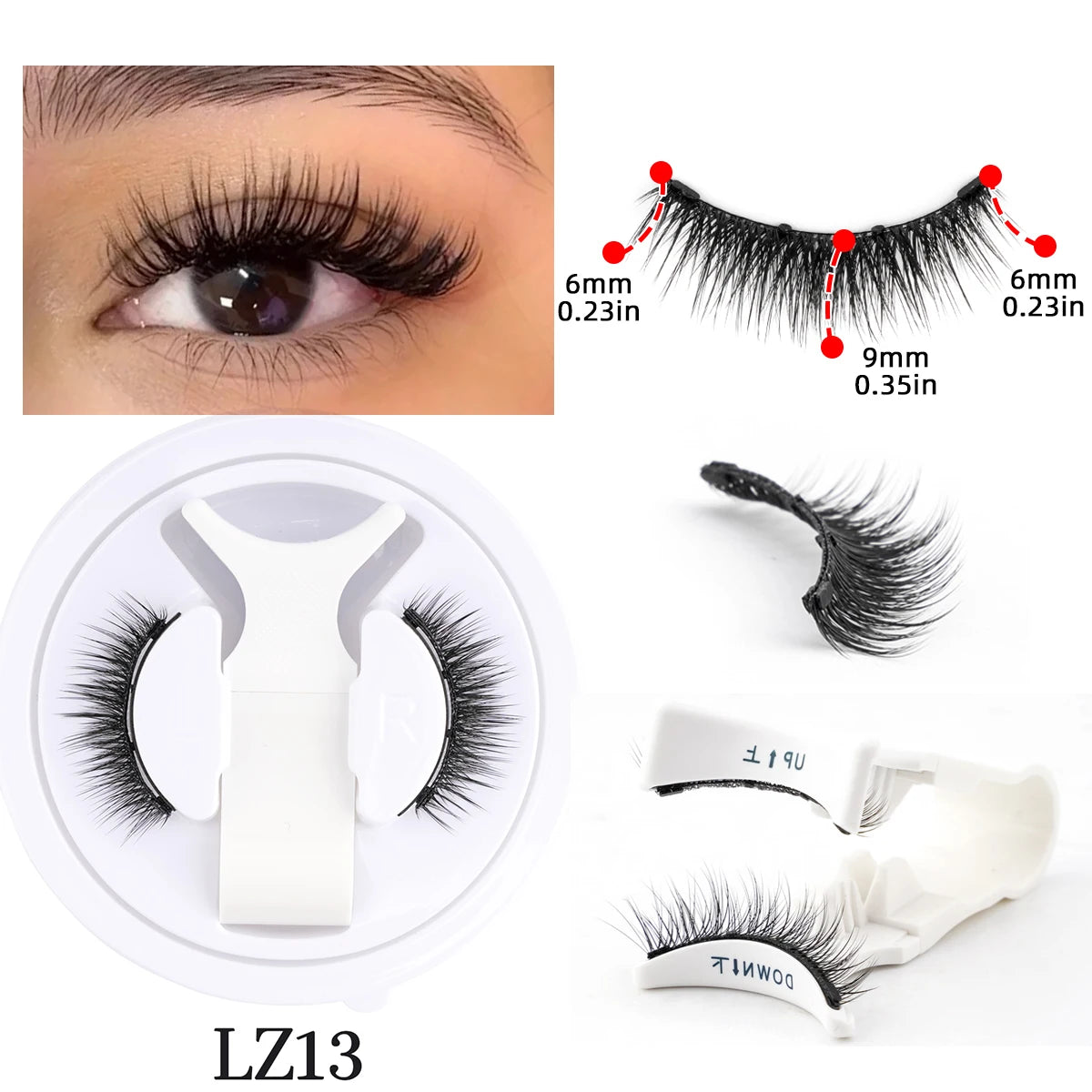 Magnetic Eyelash & Tweezers Set