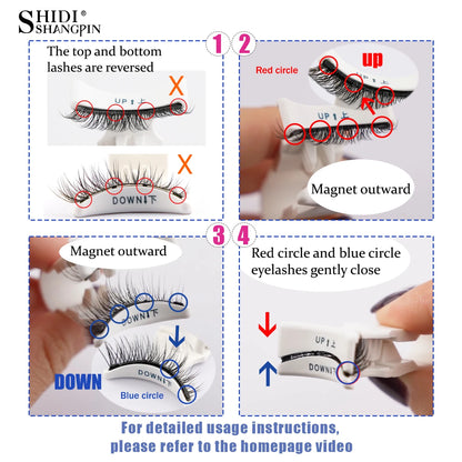 Magnetic Eyelash & Tweezers Set